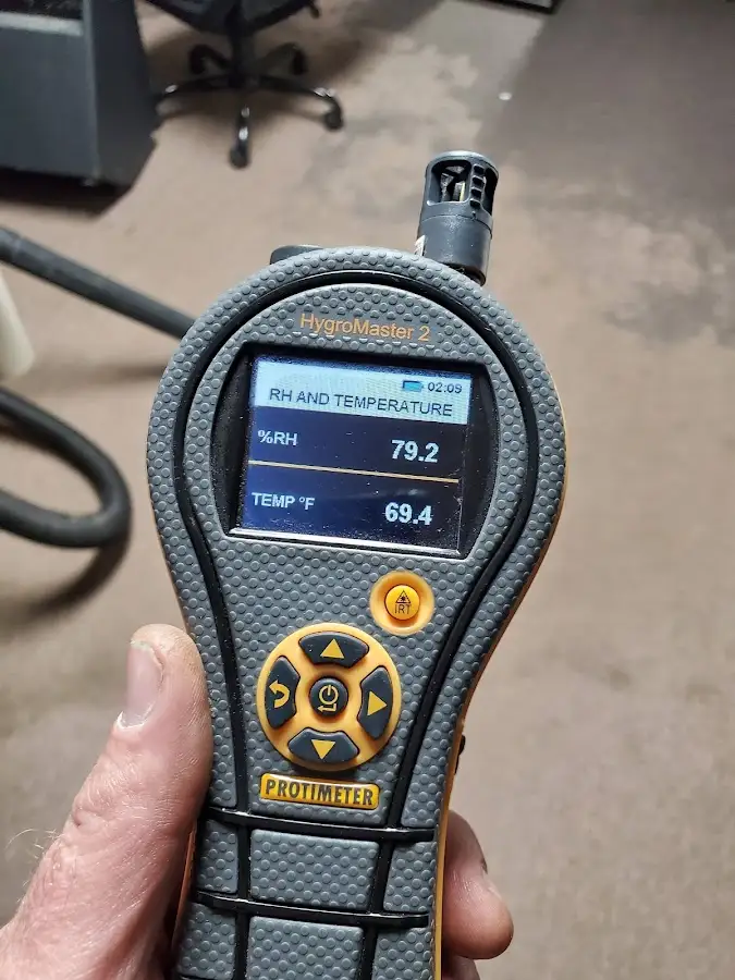 Moisture meter humidity assessment for Fire & Smoke Damage Restoration in Alpine